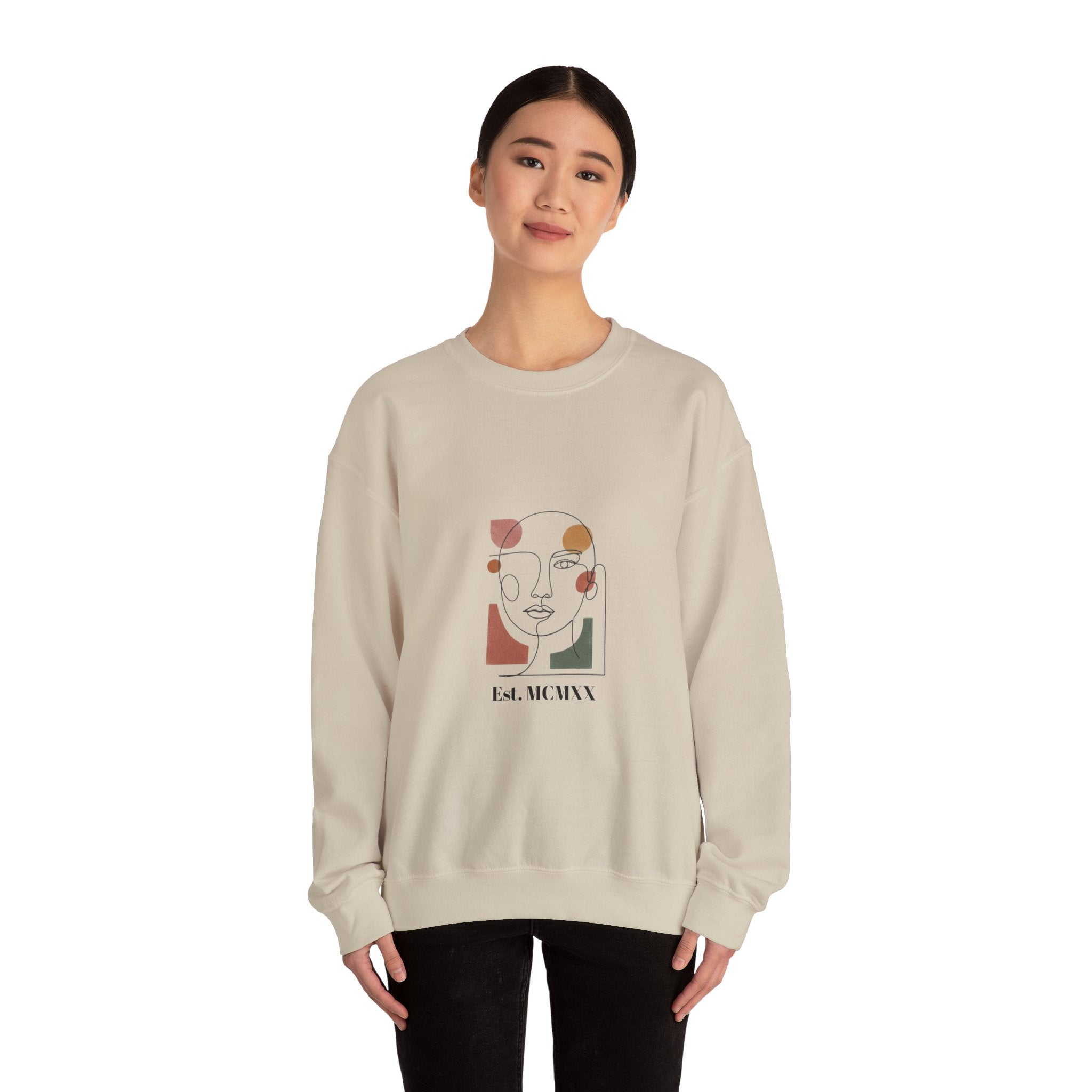 Abstract Line Art Sweatshirt