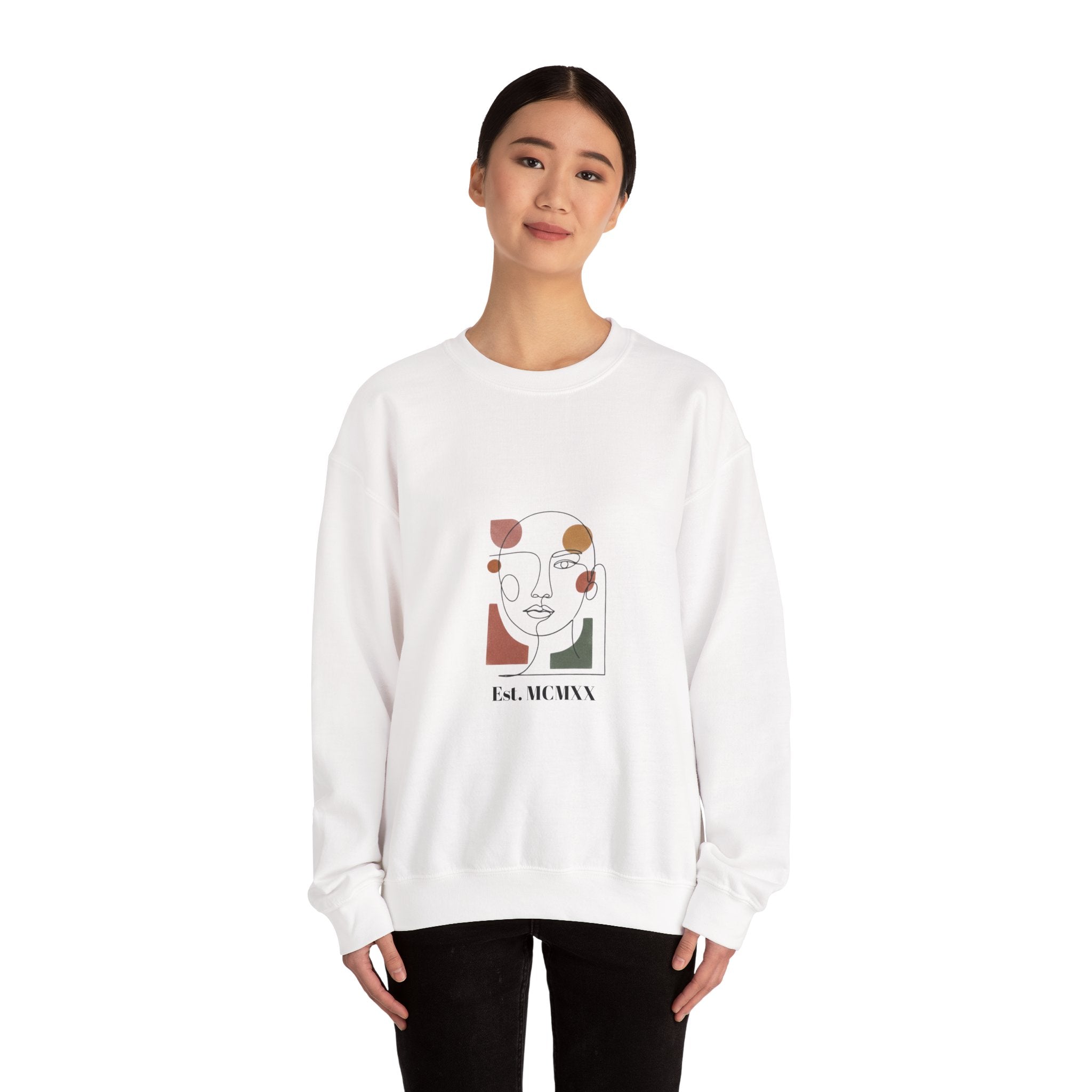 Abstract Line Art Sweatshirt